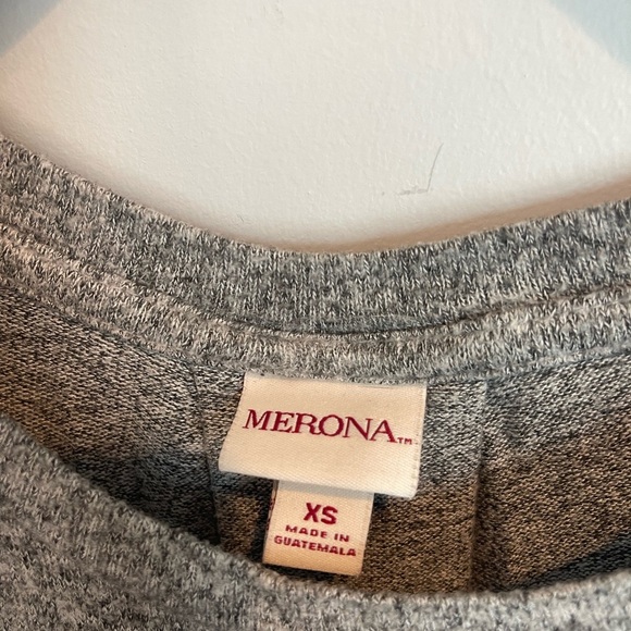 Merona grey long sleeve - Picture 2 of 4